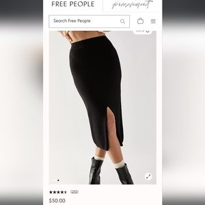 Free People Skyline Midi Skirt